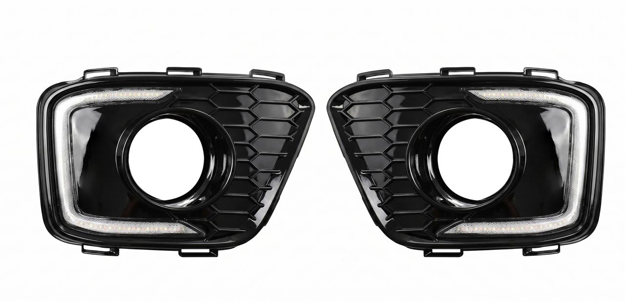 Scorpio N fog lamp cover with DRL and matrix