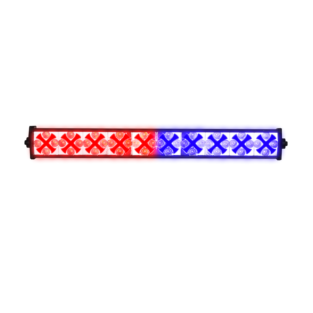 40 LED White+ 80 LED X Flashing