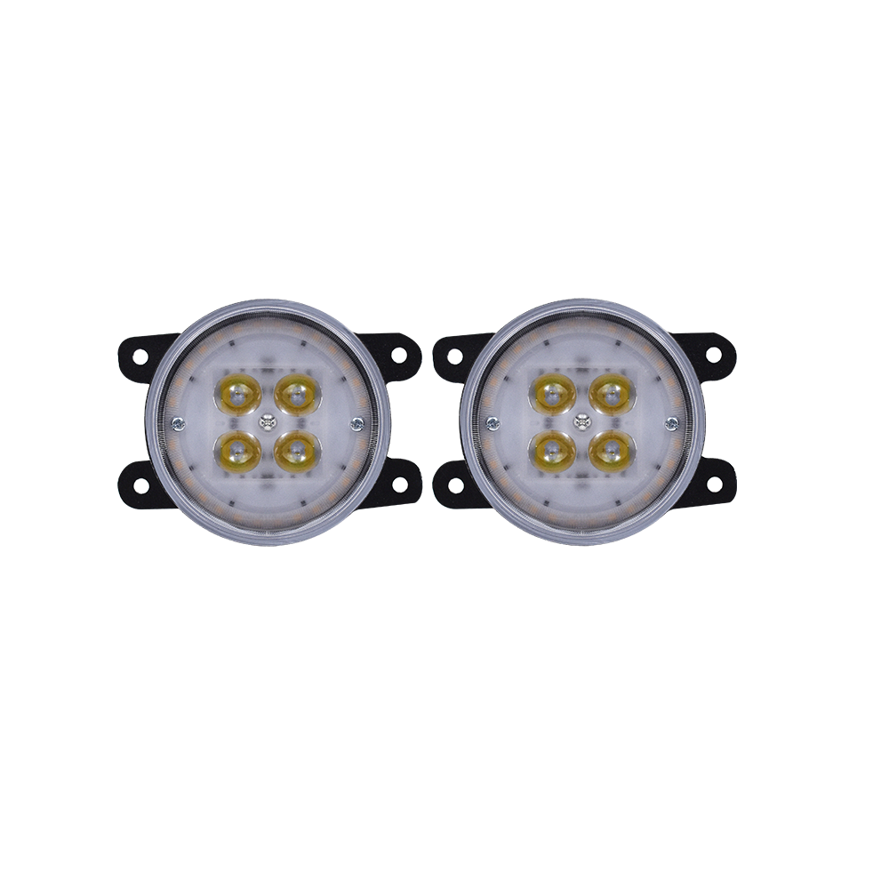 Universal 4 LED Dual With DRL Amber